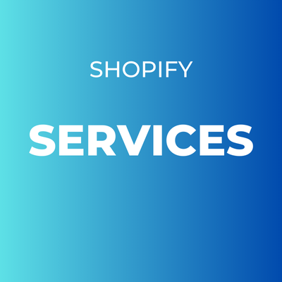 Banner displaying Shopify Services collection