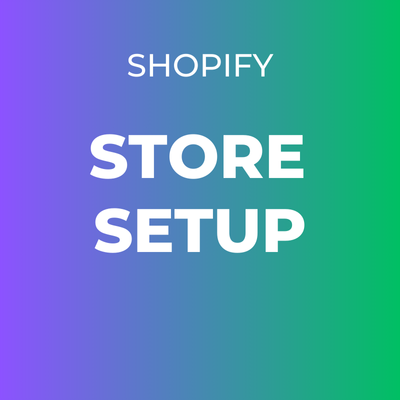 Banner displaying Shopify Store Setup collection